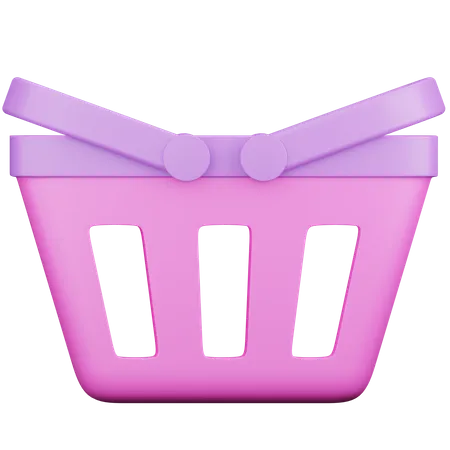 Shopping Basket  3D Icon