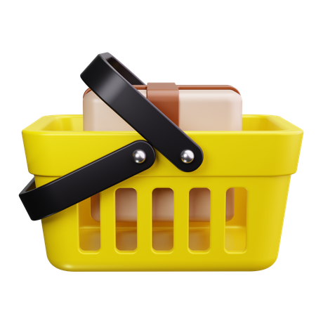 Shopping Basket  3D Icon