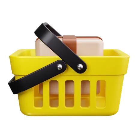 Shopping Basket  3D Icon