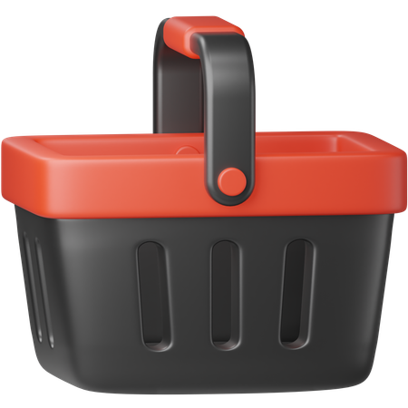 Shopping Basket  3D Icon