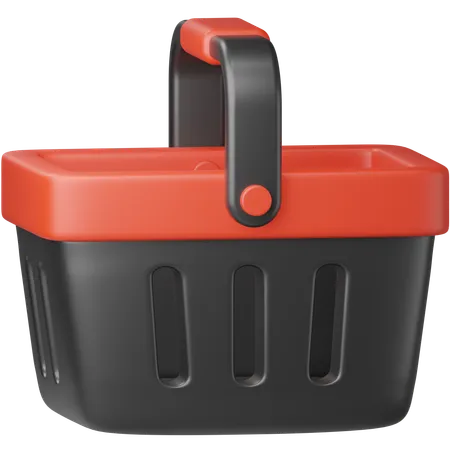 Shopping Basket  3D Icon