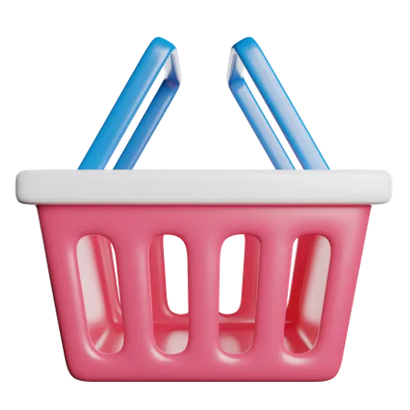 Shopping Basket  3D Icon