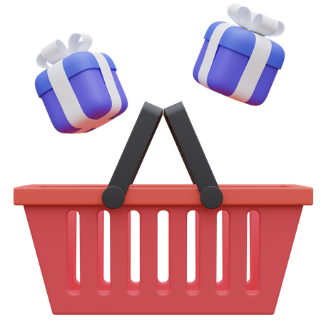 Shopping Basket  3D Icon