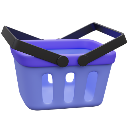 Shopping Basket  3D Icon