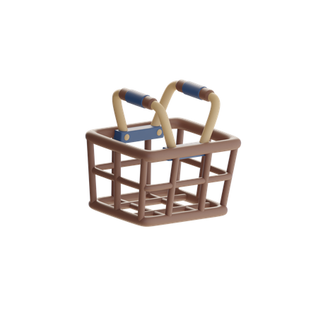 Shopping Basket  3D Icon