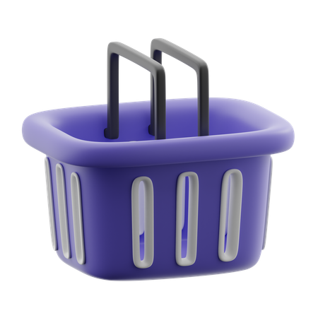 Shopping basket  3D Icon