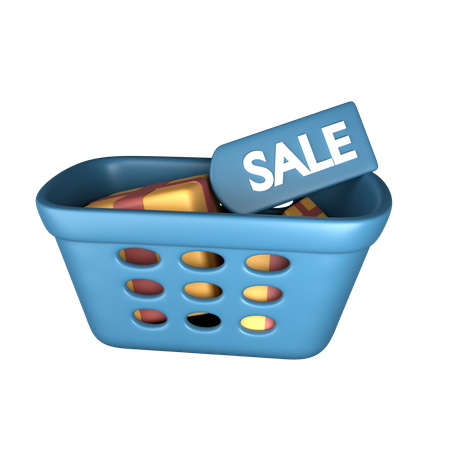 Shopping Basket  3D Icon