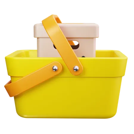 Shopping Basket  3D Icon