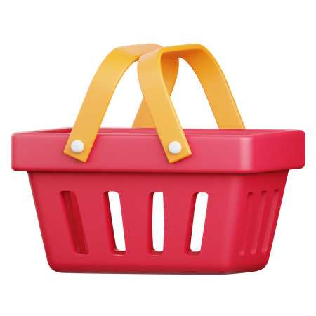 Shopping Basket  3D Icon