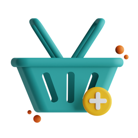 Shopping Basket  3D Icon