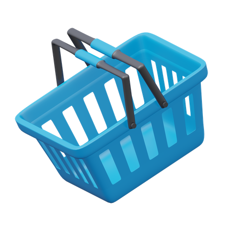 Shopping Basket  3D Illustration