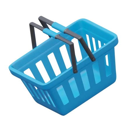 Shopping Basket  3D Illustration