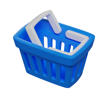 Shopping Basket  3D Illustration