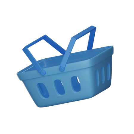 Shopping Basket  3D Illustration