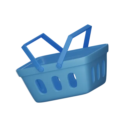 Shopping Basket  3D Illustration