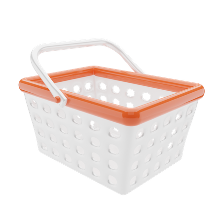 Shopping Basket  3D Illustration