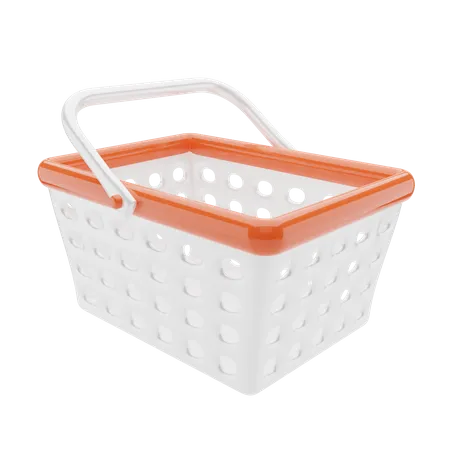 Shopping Basket  3D Illustration