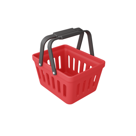 Shopping Basket  3D Illustration