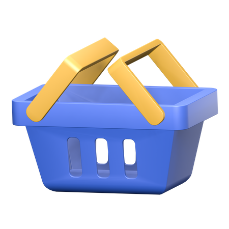 Shopping Basket  3D Illustration