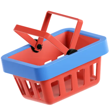 Shopping Basket  3D Illustration