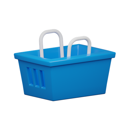 Shopping Basket  3D Illustration