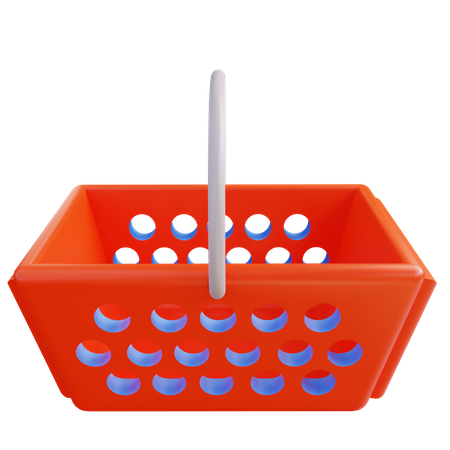 Shopping Basket  3D Illustration