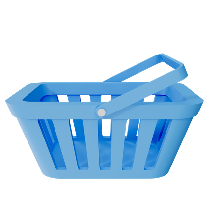 Shopping Basket  3D Illustration