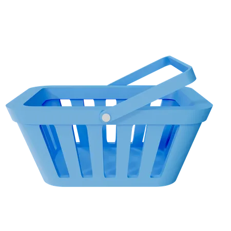 Shopping Basket  3D Illustration