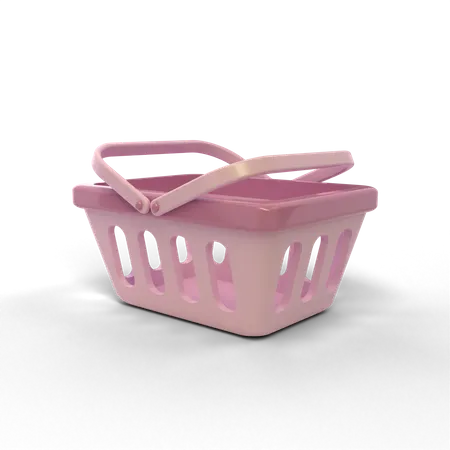 Shopping basket  3D Illustration