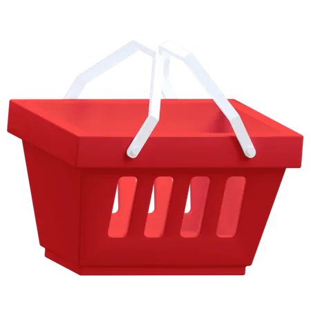 Shopping Basket  3D Illustration