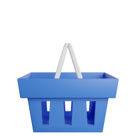 Shopping Basket  3D Illustration