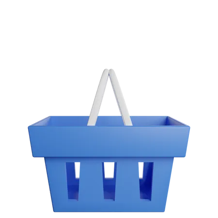 Shopping Basket  3D Illustration