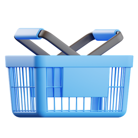 Shopping Basket  3D Illustration