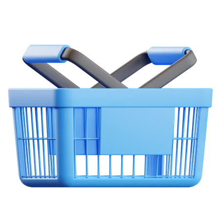 Shopping Basket  3D Illustration