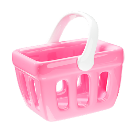 Shopping Basket  3D Icon