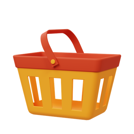 Shopping Basket  3D Icon