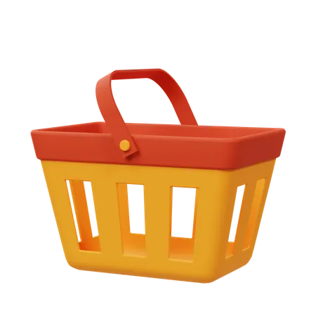 Shopping Basket  3D Icon