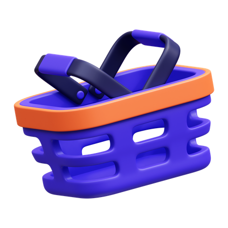 Shopping Basket  3D Icon