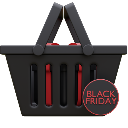 Shopping Basket  3D Icon