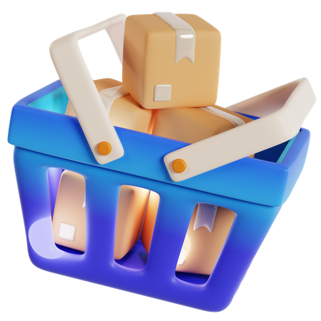 Shopping Baskets  3D Icon