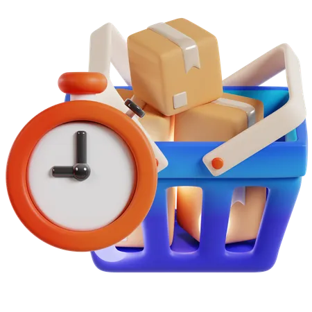 Shopping Baskets  3D Icon