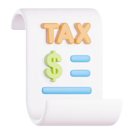 Shopping Bill  3D Icon