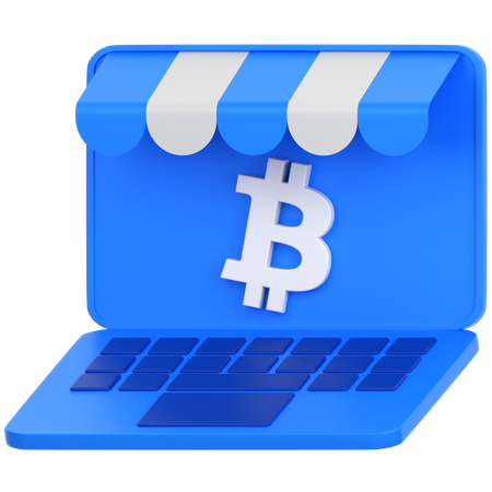 Shopping Btc  3D Icon