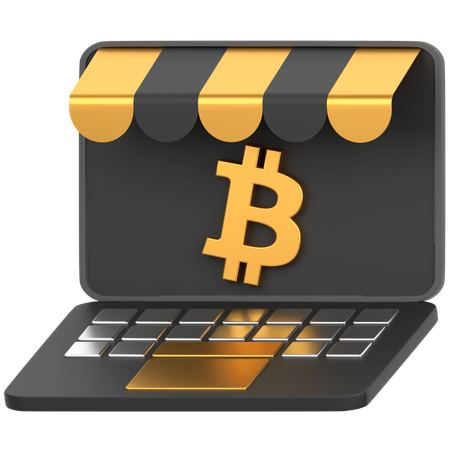 Shopping Btc  3D Icon