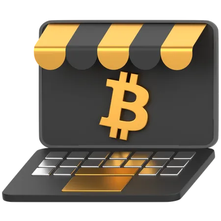 Shopping Btc  3D Icon