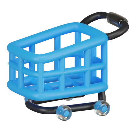 Shopping Cart 3 D 3D Icon