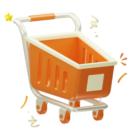 Shopping Cart  3D Icon