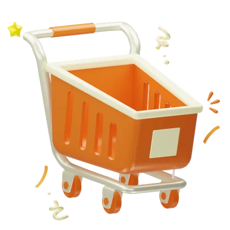 Shopping Cart  3D Icon