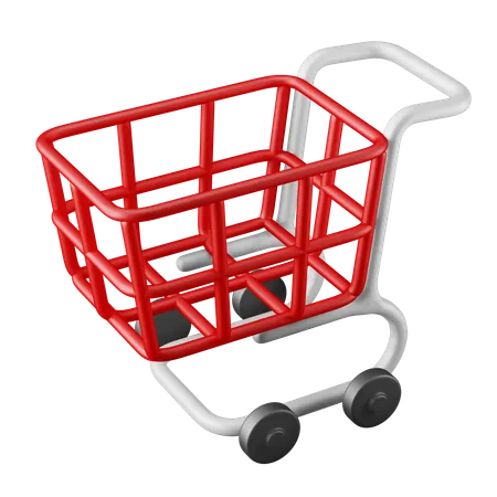 Cute Shopping Cart 3 D Icon Illustration 3D Icon