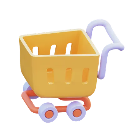 Shopping Cart  3D Icon